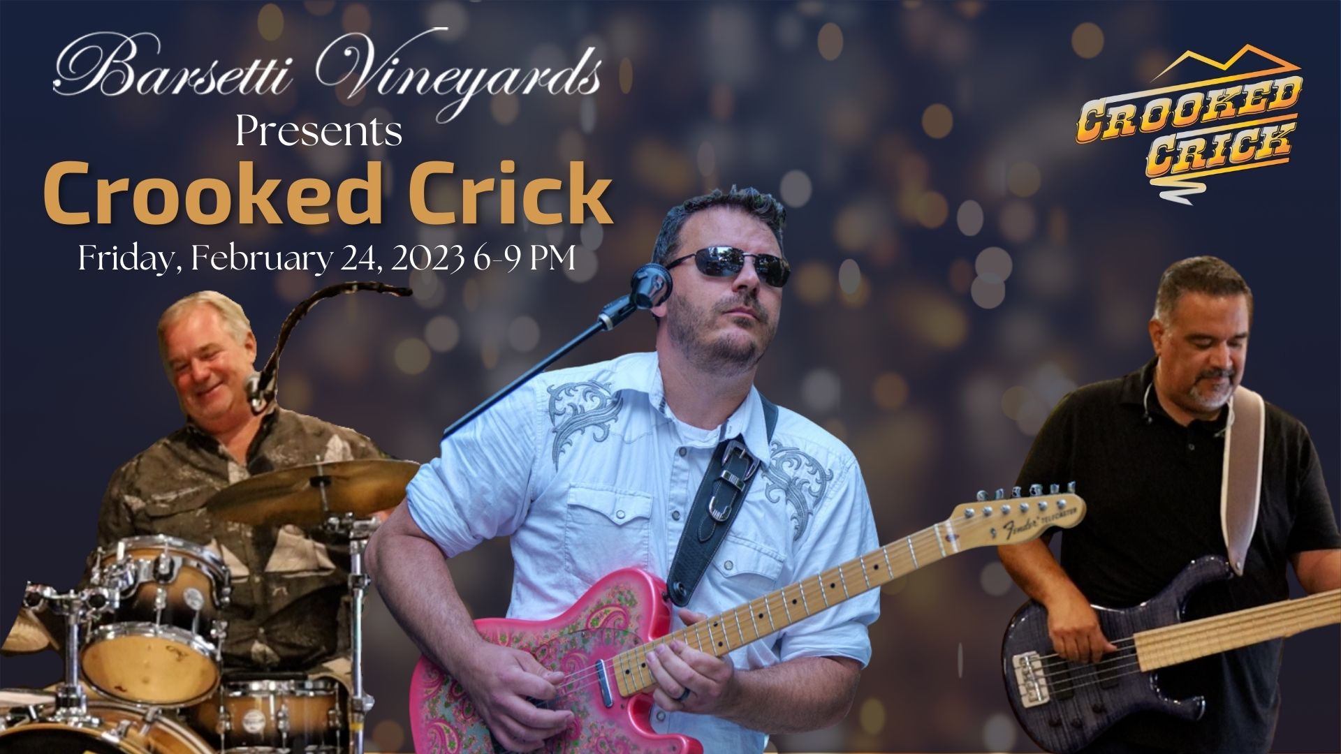 Croked Crick at Barsetti Vinyards 2-24-23