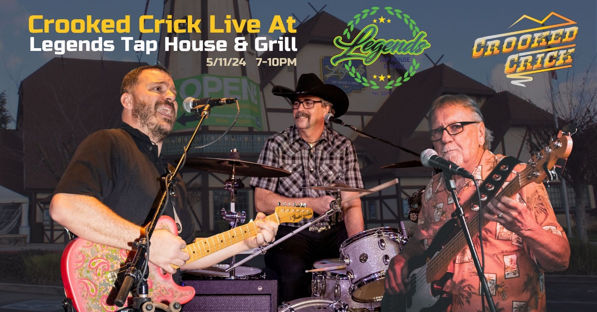 Crooked Crick Legends Tap House & Grill 5-11-24